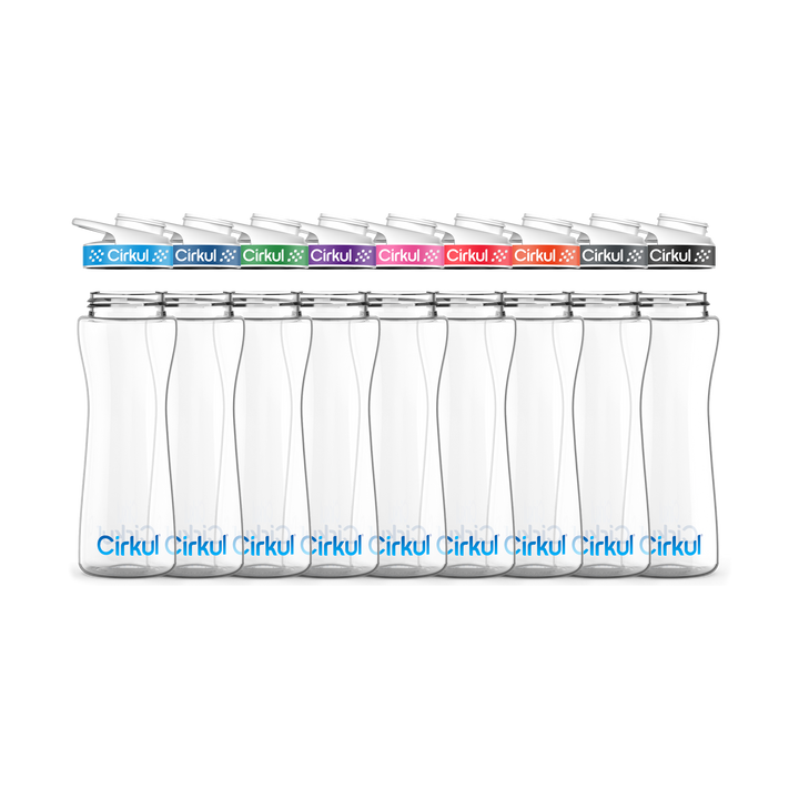 22oz. Plastic Bottle & Comfort Grip Lid Z8